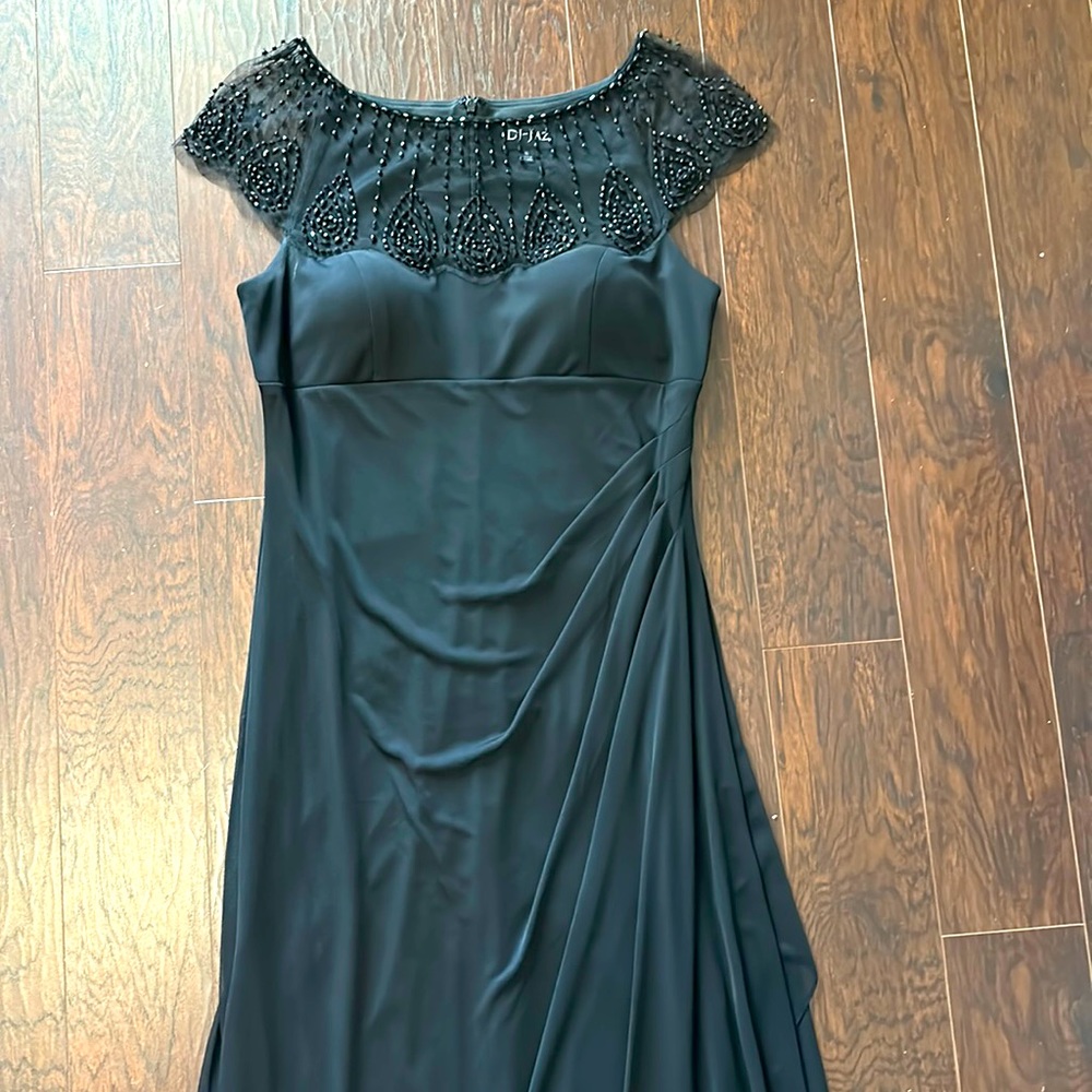 DJ Jaz Sleeveless Embellished Evening Gown
